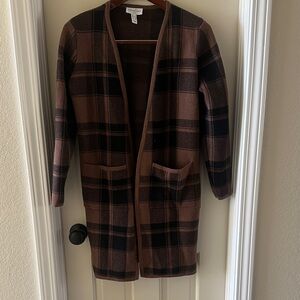 Studio Chocolate Brown Knit Top